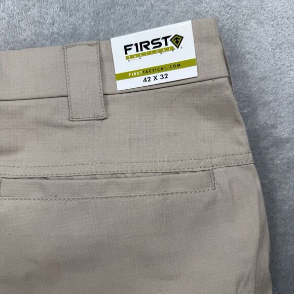 First Tactical V2 Pants Men's 42X32 Khaki Canvas Ripstop Cargo Military 114011 - Picture 13 of 14